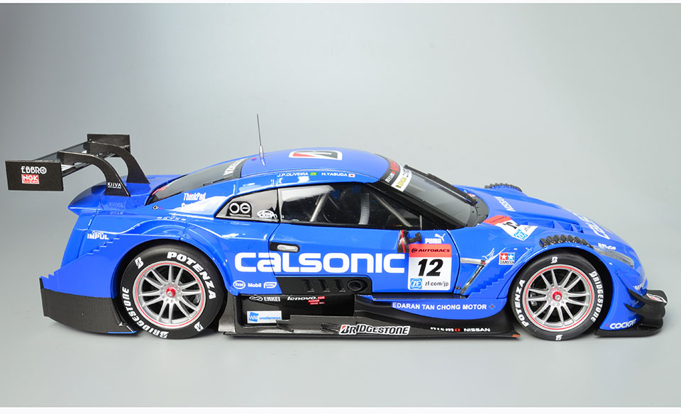 81023 SUPER GT500 2015 Rd.1 Okayama CALSONIC IMPUL GT-R No.12 Blue