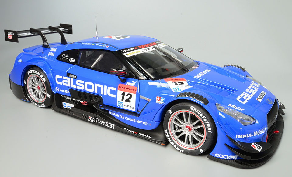 81023 SUPER GT500 2015 Rd.1 Okayama CALSONIC IMPUL GT-R No.12 Blue