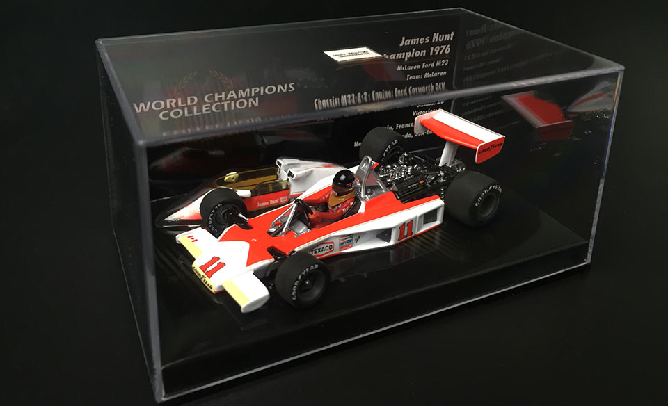 436760011 MCLAREN FORD M23 JAMES HUNT - WORLD CHAMPION 1976