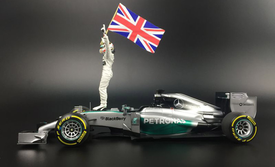 L.Hamilton Winner Abu Dhabi World Champion 2014 Mercedes AMG Petronas F1 Team