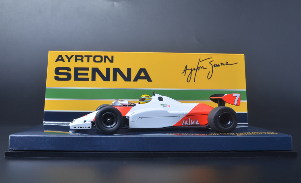 Model - MCLAREN COSWORTH MP4/1C - AYRTON SENNA -MP4/1C - AYRTON SENNA - TEST SILVERSTONE 10TH NOVEMBER 1983