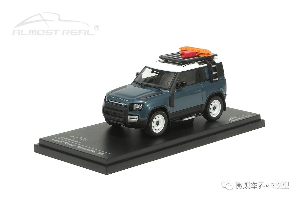 Land Rover Defender 90 - 2020 - Tasman Blue 1/43 中文：路虎衛(wèi)士90套件版 2020款 藍 1/43 顏色：塔斯曼藍 或 澳新藍