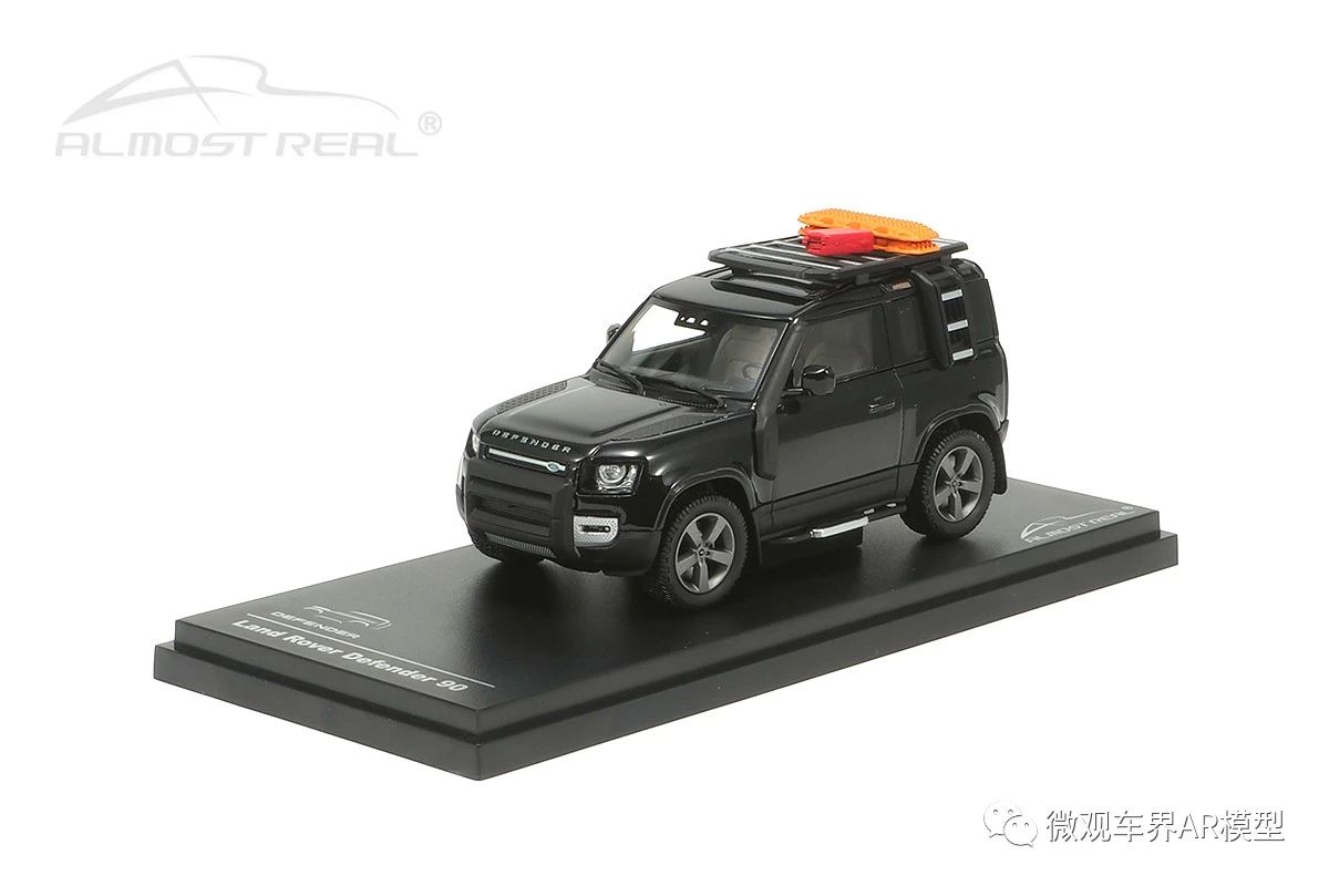 Land Rover Defender 90 - 2020 - Santorini Black 1/43 中文：路虎衛(wèi)士90套件版 2020款 黑 1/43 顏色：圣托里尼黑 或 隕石黑 比例：1/43