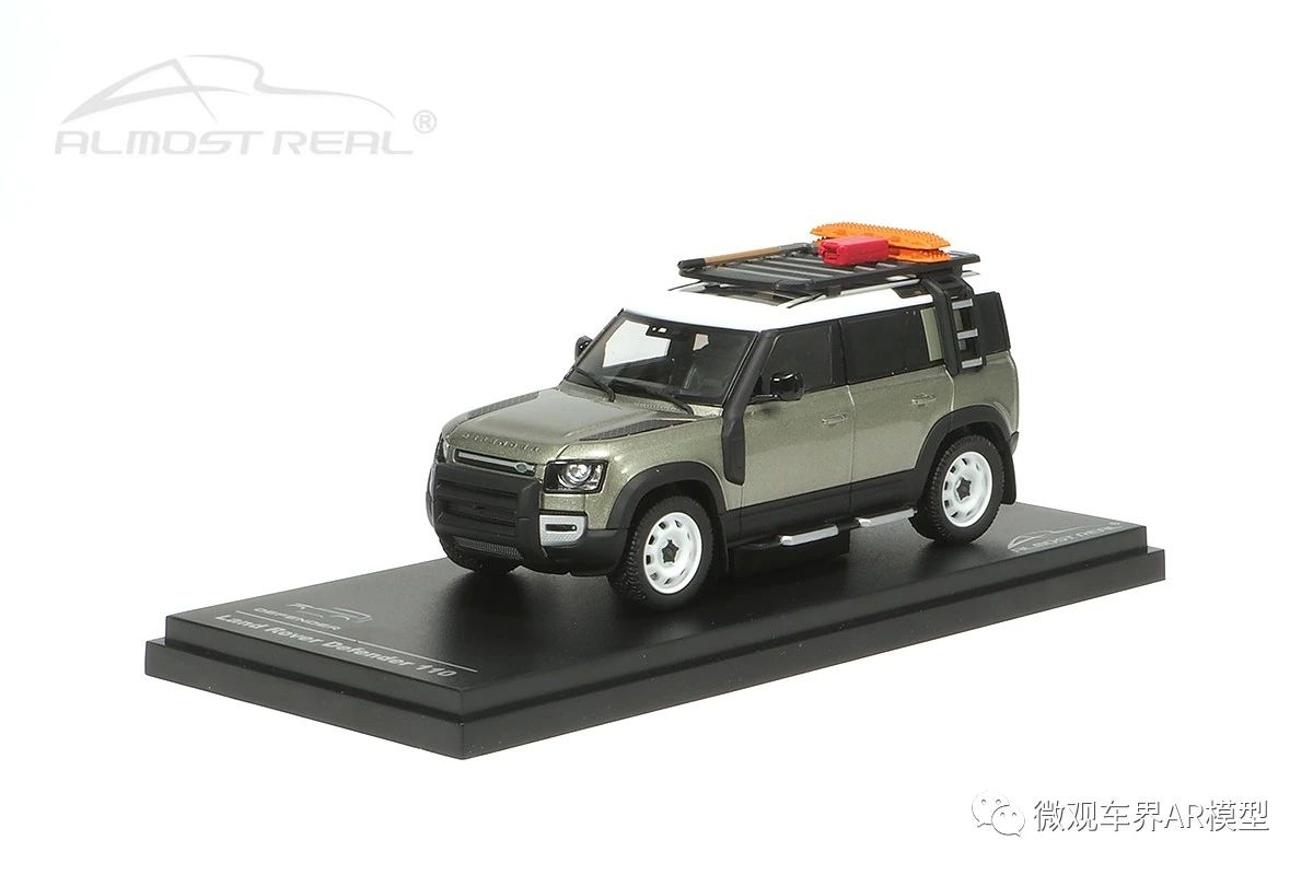 Land Rover Defender 110 - 2020 - Pangea Green 1/43 中文：路虎衛(wèi)士110 2020款 套件版 綠 1/43 顏色：盤古綠 比例：1/43