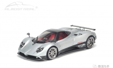 Pagani Zonda F - 2005 - Grigio Mercurio 1/18 中文：帕加尼 Zonda F 2005年日內(nèi)瓦車展發(fā)布款 1/18 顏色：銀色車身配發(fā)布款水貼，紅色內(nèi)飾