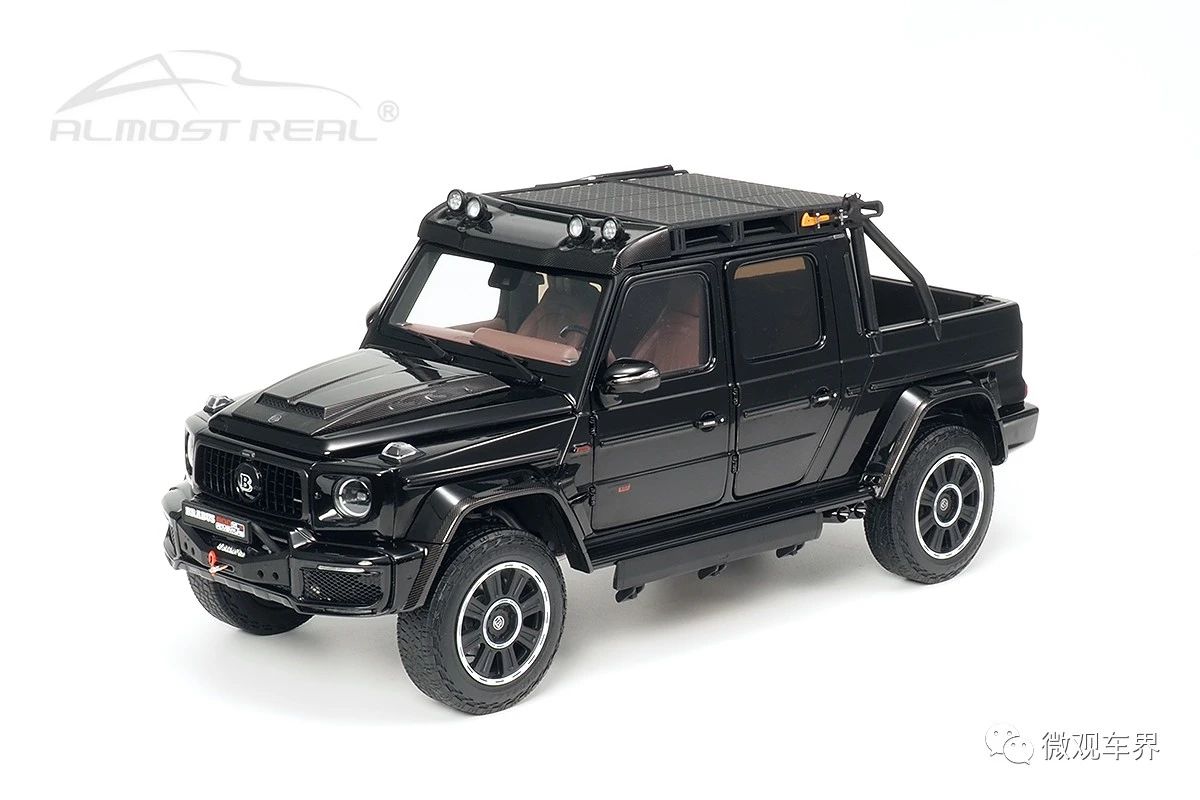 Brabus G 800 Adventure XLP - 2020 - Obsidian Black 1/18  中文：博速 800 探險(xiǎn)版 XLP 2020款 黑色 1/18  顏色：黑色車身，配碳纖維裝飾