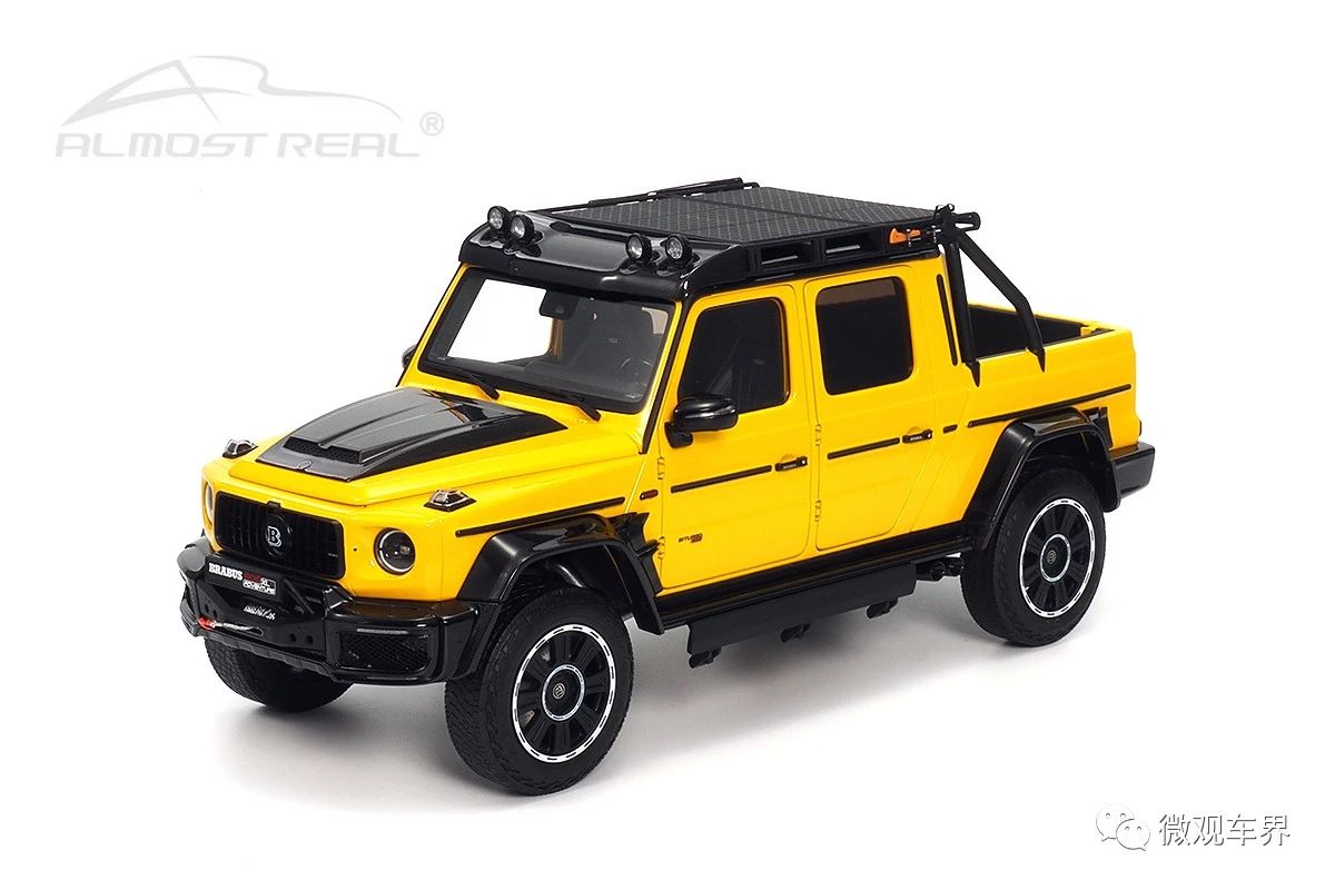 Brabus G 800 Adventure XLP - 2020 - Mellon Yellow 1/18  中文：博速 800 探險(xiǎn)版 XLP 2020款 黃色 1/18  顏色：黃色車身，配碳纖維裝飾