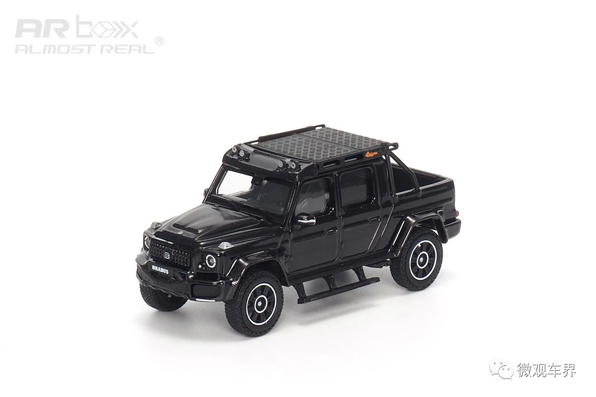 Brabus G 800 Adventure XLP - 2020 - Obsidian Black 1/64  中文：博速 800 探險(xiǎn)版 XLP 2020款 黑色 1/64  顏色：黑色車身，配碳纖維裝飾