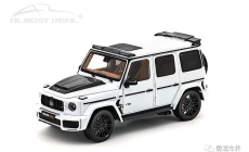 Brabus G-Class Mercedes-AMG G 63 - 2020 - Polar White 1/18  中文：博速 G-Class 2020款 白色 1/18  顏色：白色車(chē)身，配碳纖維裝飾  比例：1/18  主要特征：博速碳纖維改裝套件，LED高位照明燈，高性能運(yùn)動(dòng)車(chē)胎，碳纖維尾翼  建議零售價(jià)：￥1380.00