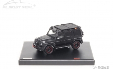 Brabus G-Class with Adventure Package Mercedes-AMG G 63 - 2020 - Designo Night Black Magno 1/43 中文：博速 G-Class 探險(xiǎn)套件版 2020款 亞光黑 1/43 顏色：亞光黑車身，黑色內(nèi)飾，配碳纖維裝飾 比例：1/43 主要特征：博速探險(xiǎn)版套件，行李架，攀爬梯，越野輪胎，備胎架，前輪轉(zhuǎn)向