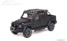 Brabus G 800 Adventure XLP - 2020 - Designo Night Black Magno 1/18 中文：博速 800 探險版 XLP 2020款 亞光黑 1/18 顏色：亞黑色車身，棕色內(nèi)飾，配碳纖維裝飾 比例：1/18 主要特征：博速探險版套件，仿可動絞盤，可動踏板，越野輪轂，越野輪胎，仿真懸掛結(jié)構(gòu)