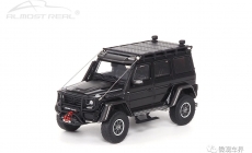 Brabus 550 Adventure Mercedes-Benz G-Class 4×42 - 2017 - Electric Beam Yellow 1/43 中文：博速550探險版 2017款 黃色 1/43 顏色：黃色車身，黑色內(nèi)飾，配碳纖維裝飾 比例：1/43 主要特征：博速探險版套件，行李架，越野輪胎，備胎架，仿真線纜絞盤，前輪轉(zhuǎn)向