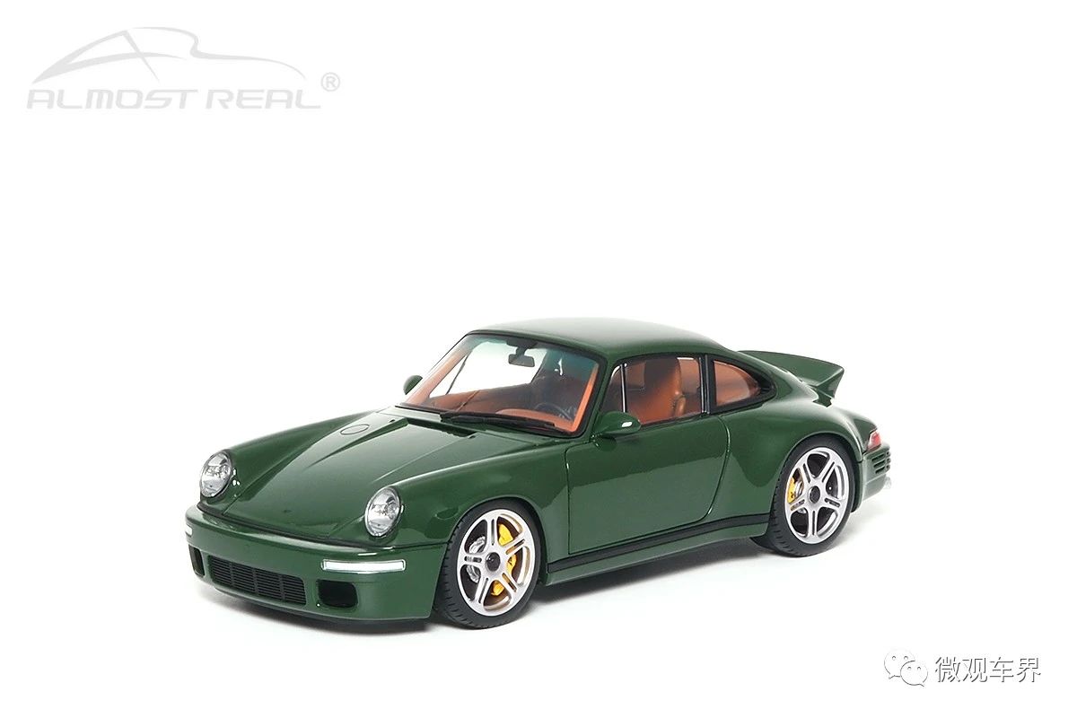 RUF SCR - 2018 - Irish Green 1/18 中文：RUF SCR 2018款 愛爾蘭綠 1/18 顏色：愛爾蘭綠 比例：1/18 主要特征：經(jīng)典鴨尾，寬體車身