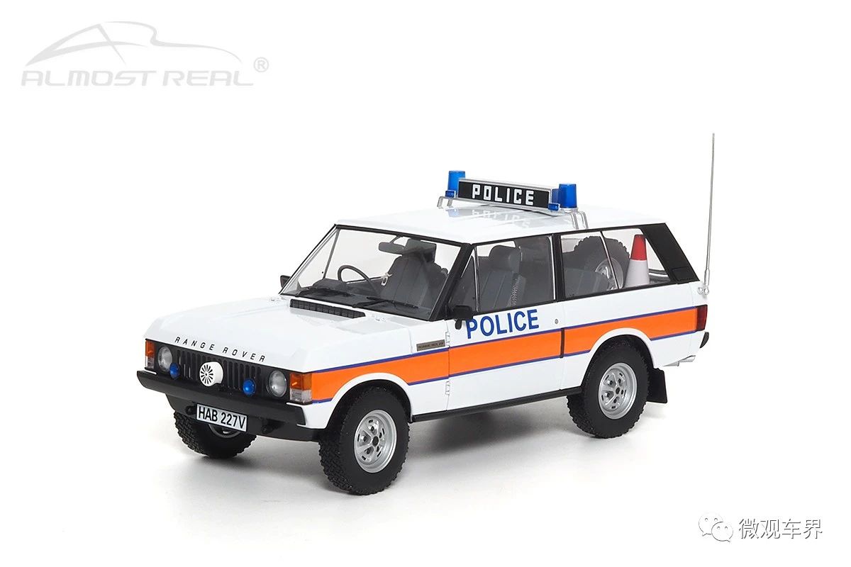 Range Rover Classic Police Car 1/18