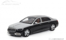 Mercedes-Maybach S-Class - Hightech Silver/Obsidian Black 1/18